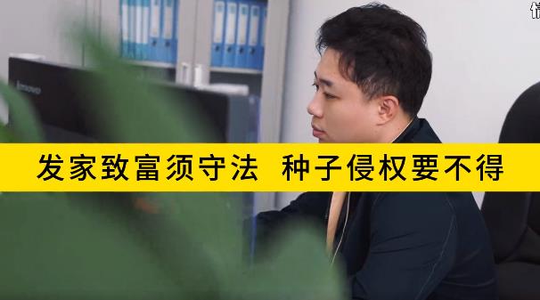 剧普法丨发家致富须守法 种子侵权要不得