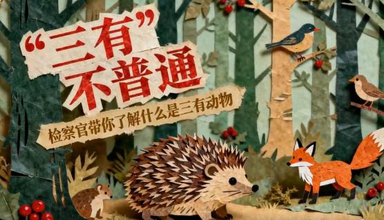 请保护你身边的“三有动物”